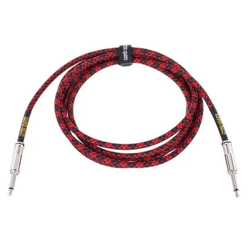 Instr.Cable Braided 10ft RB in rot von Ernie Ball