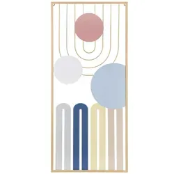 Xxxl Wanddeko, Mehrfarbig, Metall - Sonstige Wanddekoration, beeindruckende 3D-Optik aus Metall in XXL-Größe für einen einzigartigen Blickfang in jedem Raum.