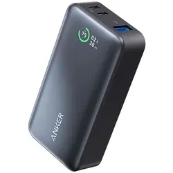 Anker 533 Power Bank - 10000 mAh mit Power Delivery - Powerbank für schnelles Laden, 10000 mAh Kapazität, ideal für unterwegs mit PowerIQ-Technologie für intelligente Ladegeschwindigkeit.