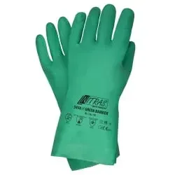 NITRAS Nitrilhandschuhe 3450-8 - 12 Paar, Größe 8 - Arbeitshandschuhe in Größe 8, extrem robust und idealer Schutz vor mechanischen Risiken sowie Chemikalien, erfüllen höchste Sicherheitsstandards.