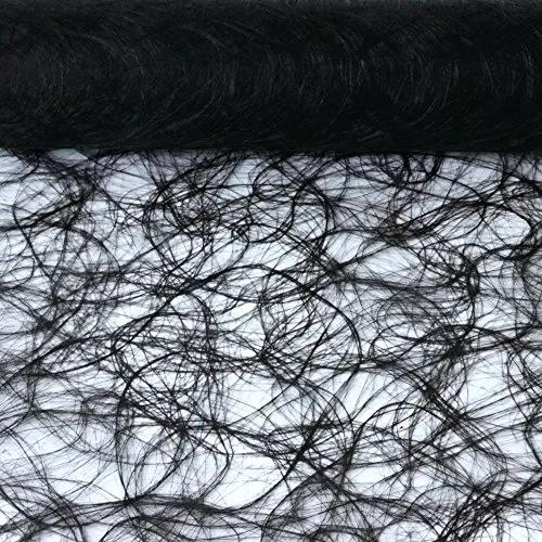 Sizoweb Tischband Schwarz 25 Meter lang 20cm breit