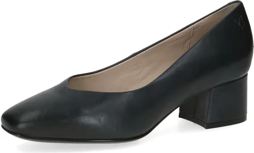CAPRICE Damen Pumps aus Leder mit Memory-Schaum, Blau (Ocean Nappa), 38 EU - Elegante Damen Pumps aus hochwertigem Leder mit innovativem Memory-Schaum-Fußbett für optimalen Komfort. Ideal für normale Füße, perfekt für Büro und festliche Anlässe.