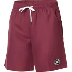 Ladeheid Badeshorts Herren Badehose Boardshorts Beachshorts Schwimmhose LA40-129 rot XL