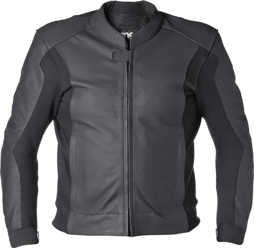 GMS GS-1 Motorrad Lederjacke Schwarz, Größe 66