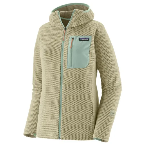 Patagonia Women's R1 Air Full-Zip Hoody - Fleecejacke XL Oliv/Beige - Bequeme Fleecejacke mit elastischer Kapuze in Oliv/Beige, Größe XL. Ideal für den Alltag, bietet Bewegungsfreiheit und Tragekomfort. Entdecken Sie weitere Patagonia Produkte bei Bergfreunde.de!