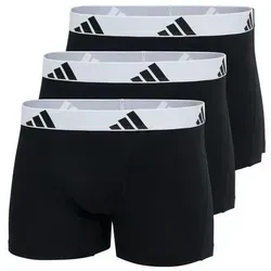 adidas Active Flex Cotton Unterhose Herren - 3er-Pack in black-white, Größe XXL - Kleidung: Aus innovativem Real Cool Cotton-Material für schnellere Feuchtigkeitsverdunstung; 4-Wege-Stretch für optimalen Komfort und Passform.