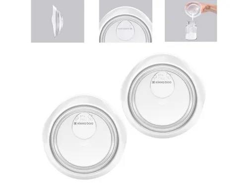 Kikkaboo BH-Stilleinlagen Milchauffangschalen 2 Stück, Fassungsvermögen 30 ml Muttermilchsammler