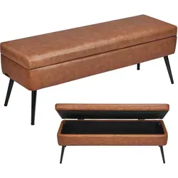VEVOR Sitzbank mit Stauraum aus PU-Leder von Vevor