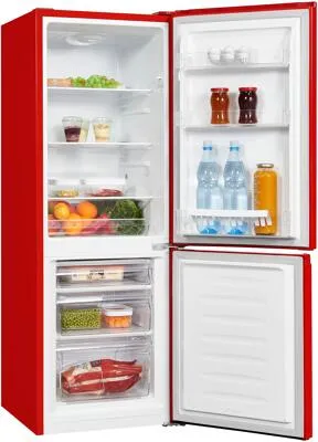 Exquisit KGC231-60-010E Stand Kühl-Gefrierkombination - Kühlschrank mit 175 L Volumen und 50 cm Breite, ideal für kleine Küchen, bietet großzügiges Gefrierfach und präzisen Thermostat.