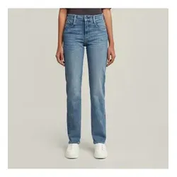 G-STAR Damen Strace Straight Jeans, Blau (Sun Faded Niagara) - Stylische Jeans für Damen mit 5 Taschen und komfortablem Schnitt, ideal für den Alltag. Hochwertige Verarbeitung und lässiger Look.