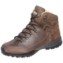 Meindl Stowe GTX Herren (Braun), 46.5 EU - Wanderschuhe für jede Jahreszeit, mit GORE-TEX-Membran für Wasserfestigkeit und atmungsaktiven Komfort. Wechselbare Fußbetten aus Leder und Lammfell sorgen für individuellen Tragekomfort.