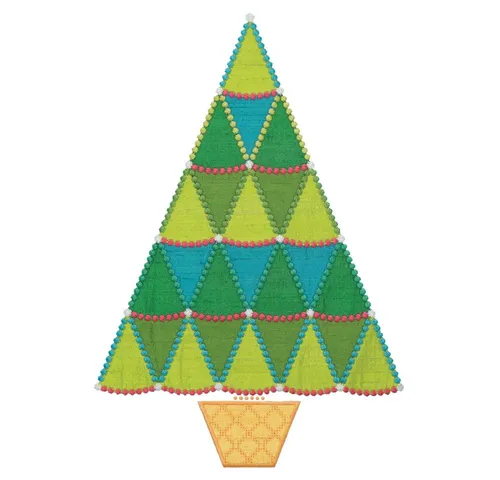 AccuQuilt Motivstanzer Accuquilt Stanzform Sparkle Jumbo Tree by Sarah Vedeler