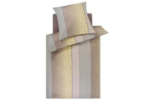 JOOP Bettwäsche Leo Vanilla 200x220 cm in braun von JOOP!