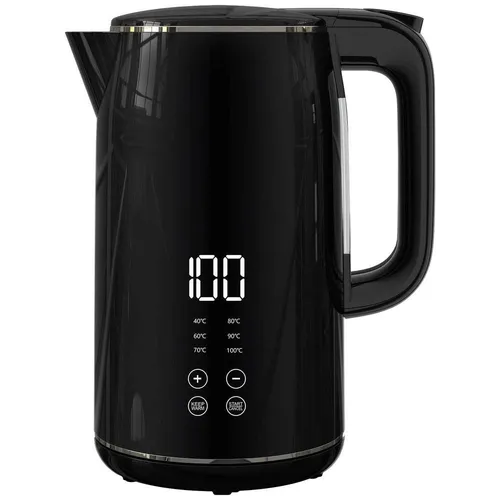 Kalorik Edelstahl Wasserkocher 1,7L Digital schwarz