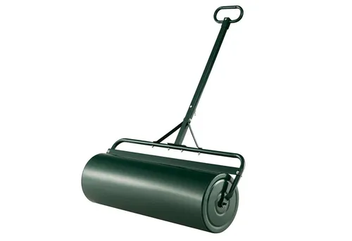COSTWAY Rasenwalze 90 cm – Metall Gartenwalze mit Griff - Ideal für die Rasenpflege! Diese robuste Gartenwalze aus Metall mit einem Fassungsvermögen von 63L und abnehmbarem Griff sorgt für eine gleichmäßige Rasenoberfläche und ist wetterfest für langfristigen Einsatz.