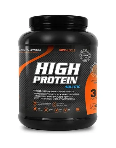 SRS High Protein Vanille 1000 g Dose - Protein Shake ideal für Muskelaufbau, mit köstlichem Vanillegeschmack und hoher Eiweißkonzentration für effektive Regeneration.
