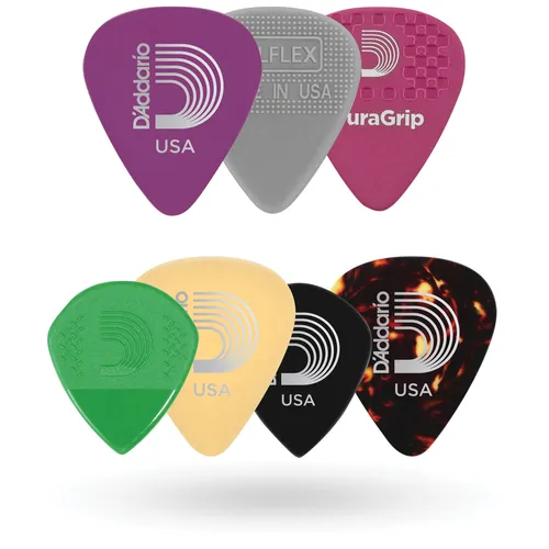 D'Addario 1XVP6-5 Guitar Pick Variety Pack 7er-Set