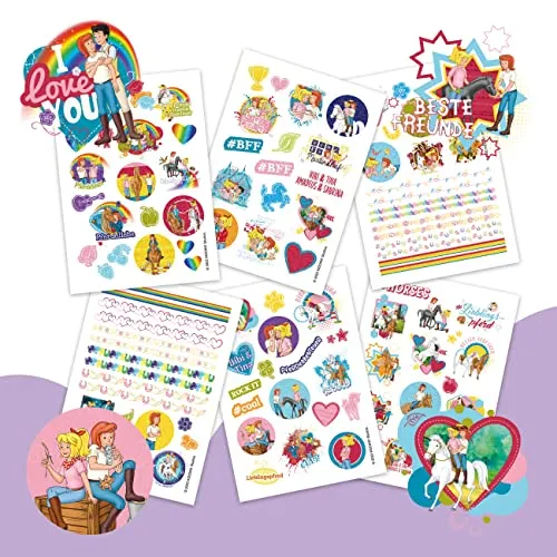 Papierdrachen 100 Metallic-Tattoos für Kinder von Papierdrachen