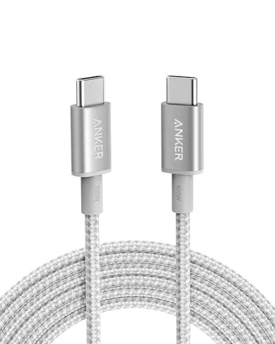 Anker 100W USB C Kabel PD 3.0 Schnellladen [3m], Weiß von Anker