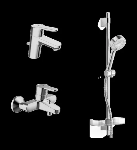 Hansa Primo Badezimmer Armatur Paket Badewanne