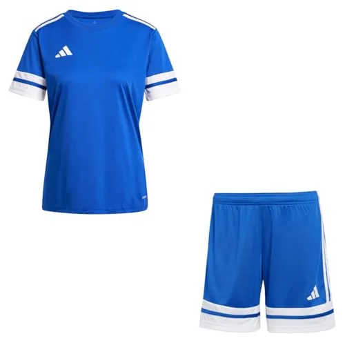 adidas Damen Set Trikot + Hose Squadra 25 Team Royal Blue/White L