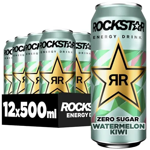 Rockstar Energy Drink Watermelon Kiwi Geschmack von Rockstar