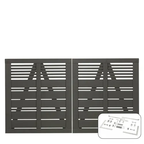 Produktbild Plus Doppeltor Silence 200 x 110 cm