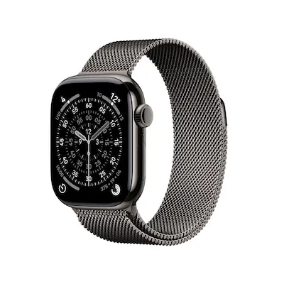 Apple Watch Series 11 GPS + Cellular 42mm - Zubehör & Kabel mit Hypertonie-Erkennung und Schlafindex für optimale Gesundheitsüberwachung und modernes Design aus Slate Titanium.