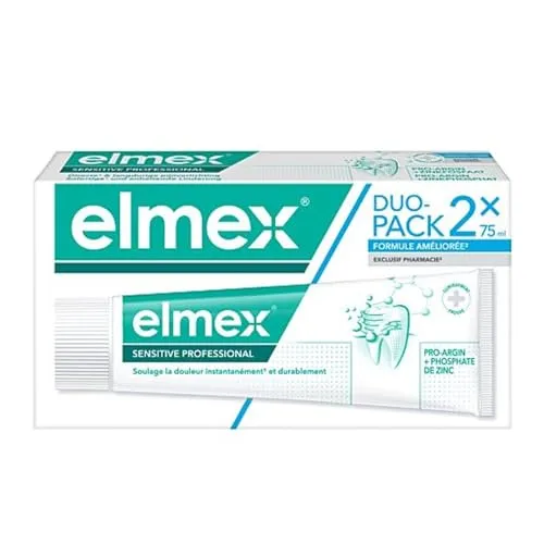 Elmex Sensitive Professional Zahnpasta, 2er Pack (2 x 75 ml)