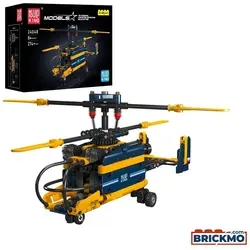 Mould King Coaxial-Gegendrehender Hubschrauber Modellbausatz 24084