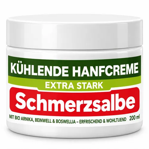 H4H Kühlende Hanfcreme Extra Stark