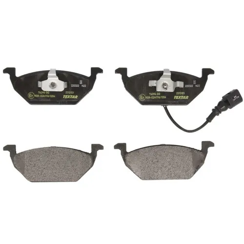 Bremsbelagsatz TEXTAR 2313101, Vorne - Bremsbeläge für ATE Bremssysteme, mit Verschleißkontakt für optimale Sicherheit, ideal für zuverlässige Bremsleistung.