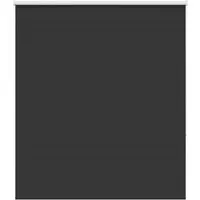 vidaXL Verdunkelungsrollo Schwarz 130x130 cm - Seitenzug- & Springrollos, ideal für Sichtschutz und Wärmeregulierung mit pflegeleichtem Polyester und flexibler Befestigung ohne Bohren.