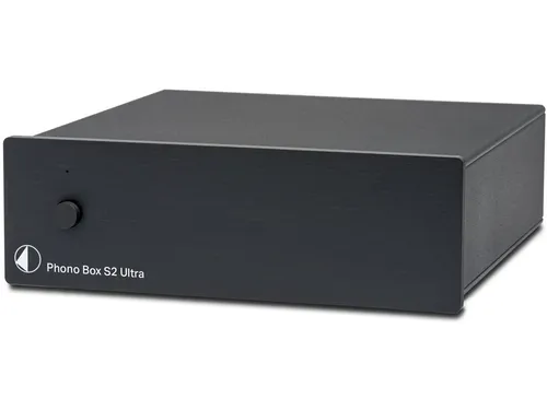 Pro-Ject Phono Box S2 Ultra Schwarz - Phono-Vorverstärker aus Österreich, bietet erstklassige Analog-Audioqualität mit RCA-Ausgängen für ein unvergleichliches Klangerlebnis.
