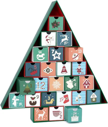 BRUBAKER Adventskalender zum Befüllen von BRUBAKER