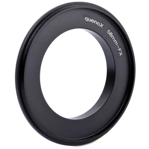 Quenox Retroadapter (Makro-Umkehrring) für Fuji X-Mount - 58 mm