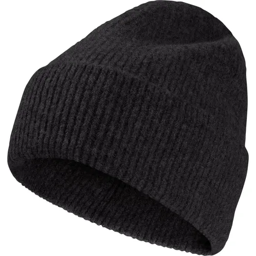 Jack Wolfskin FUZZY BEANIE, Gr. S, black von Jack Wolfskin