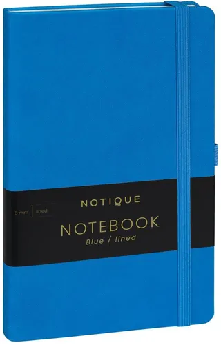 Notique Notes liniert, blau, 13 × 21 cm