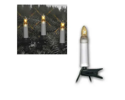 Best Season LED-Kerzenkette outdoor, 25-teilig warmweiß