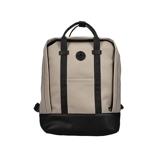 Rieker Damen H1530 Rucksack, Beige - Damen-Rucksackhandtaschen mit praktischen Reißverschluss und stilvollem Design, perfekt für den Alltag und vielseitige Einsatzmöglichkeiten.