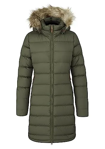 Rab Deep Cover Parka Women, 16 UK - Outdoor Daunenjacke für Damen, bietet hervorragende Wärmeisolierung und ist ideal für kalte Wetterbedingungen.
