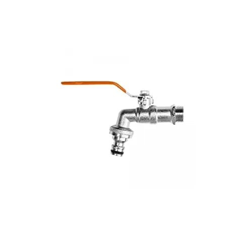 Auslaufventil mit Kugelhahn, Außengewinde 3/4