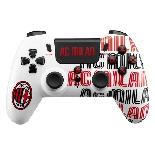 Gamepad Qubick COP40001 PlayStation 4 AC Milan Weiß Und Rot