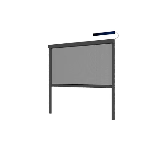 Elektrisches Insektenschutzrollo 110x220 cm, anthrazit