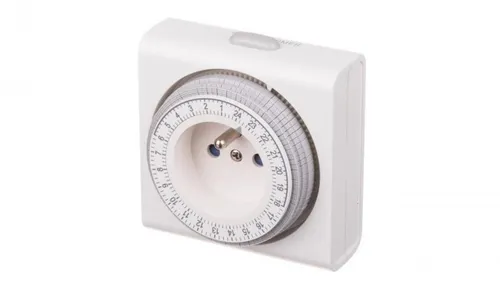 Programator czasowy mechaniczny 24h 15-minutowy, kompaktowy