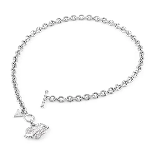 GUESS Damen-Kette Kristall-Herz JUBN05475JWRHT/U