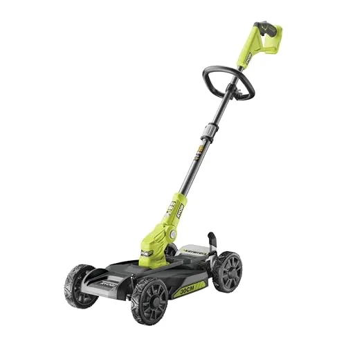RYOBI 18 V ONE+ Akku-City-Rasenmäher RY18LMC30A-0 - 33 cm Schnittbreite, 4-stufige Schnitthöhenverstellung für perfekte Rasenpflege in kleinen Gärten