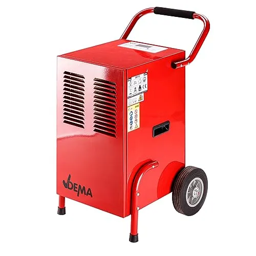 DEMA BT70 Bautrockner Entfeuchter 650 Watt - Luftentfeuchter mit 50 L/Tag Entfeuchtungsleistung und LED-Anzeige, ideal für Bauprojekte und feuchte Räume.