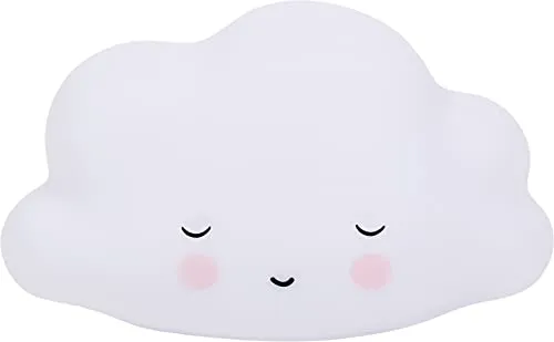 A LITTLE LOVELY COMPANY Kleines Nachtlicht mit schlafender Wolke