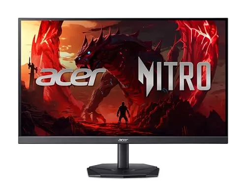 acer Nitro KG272 Z3 Gaming Monitor 27 Zoll (69 cm Bildschirm) Full HD, IPS, 280Hz DP, 240Hz HDMI, 1ms/0.5ms(GTG,Min.), DP 1.4, 2xHDMI 2.0, FreeSync Premium